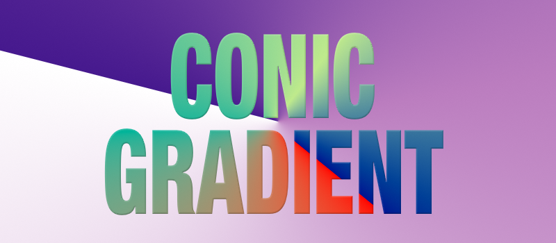 Conic gradient